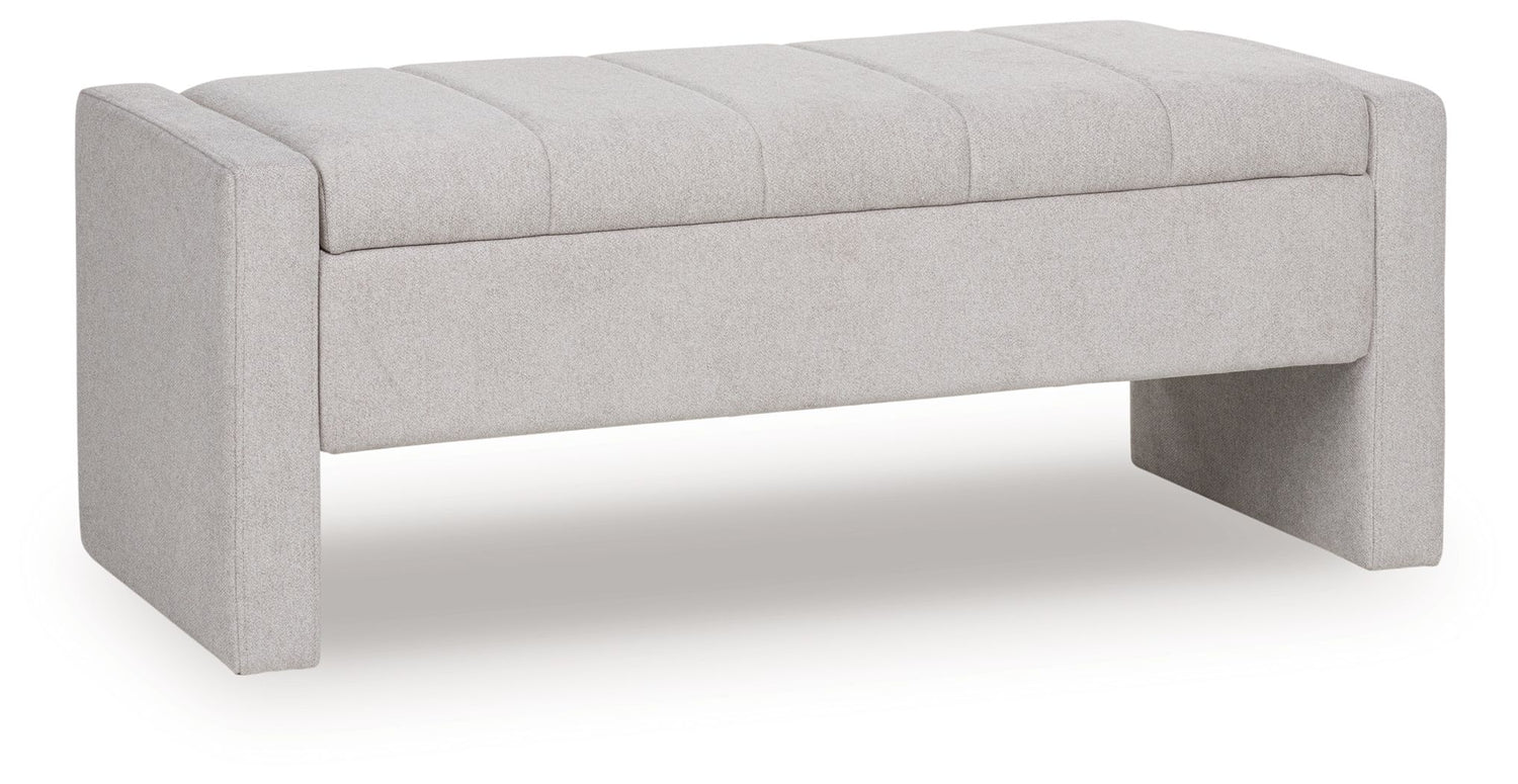 Akselman - Gray - Storage Bench