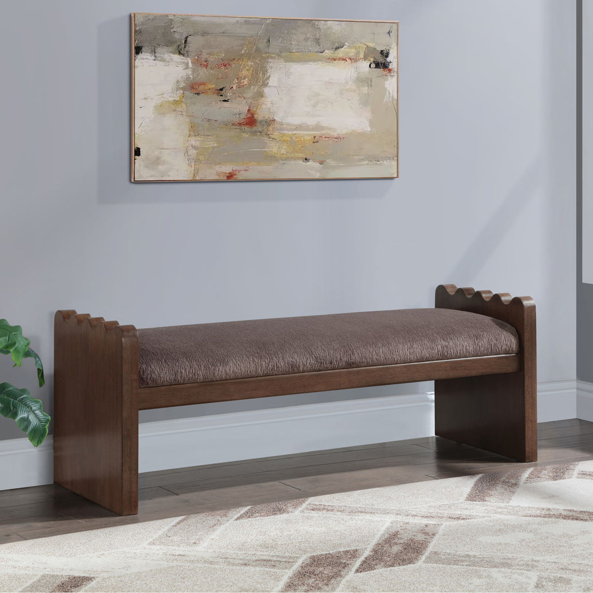 Sonia - Bench With Brown Base