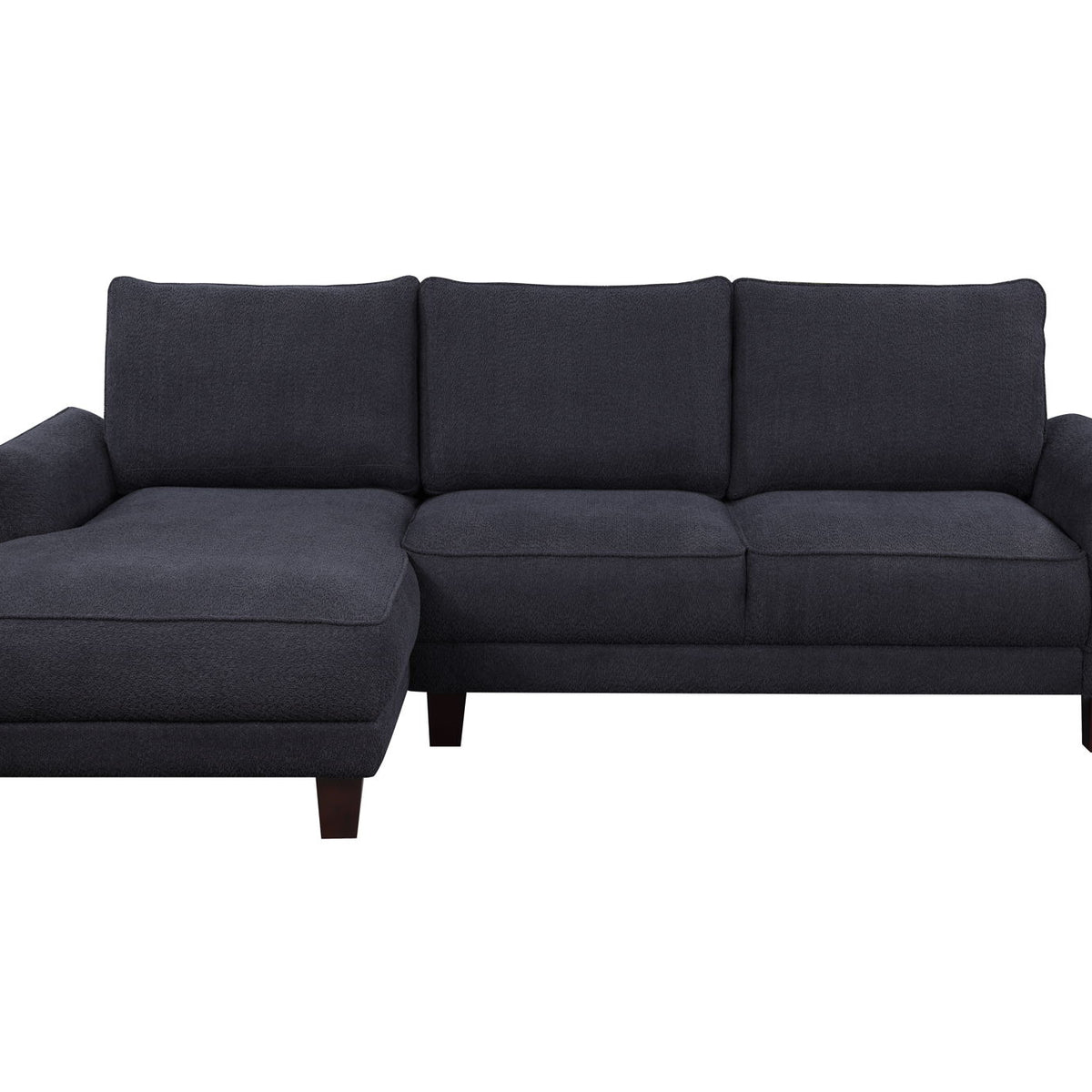 Belle - Sherpa Sectional Sofa With Left Facing Chaise