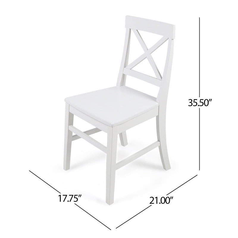 Plethora - Dining Chair With X Shaped Back (Set of 2)