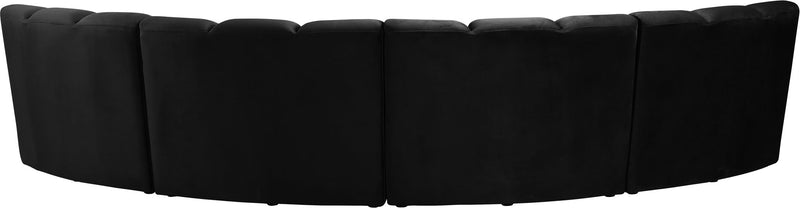 Infinity - 4 Piece Velvet Modular Sectional