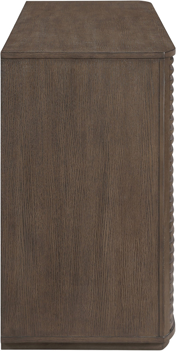 Morino - Oak Veneer And Solid Wood Dresser - Brown