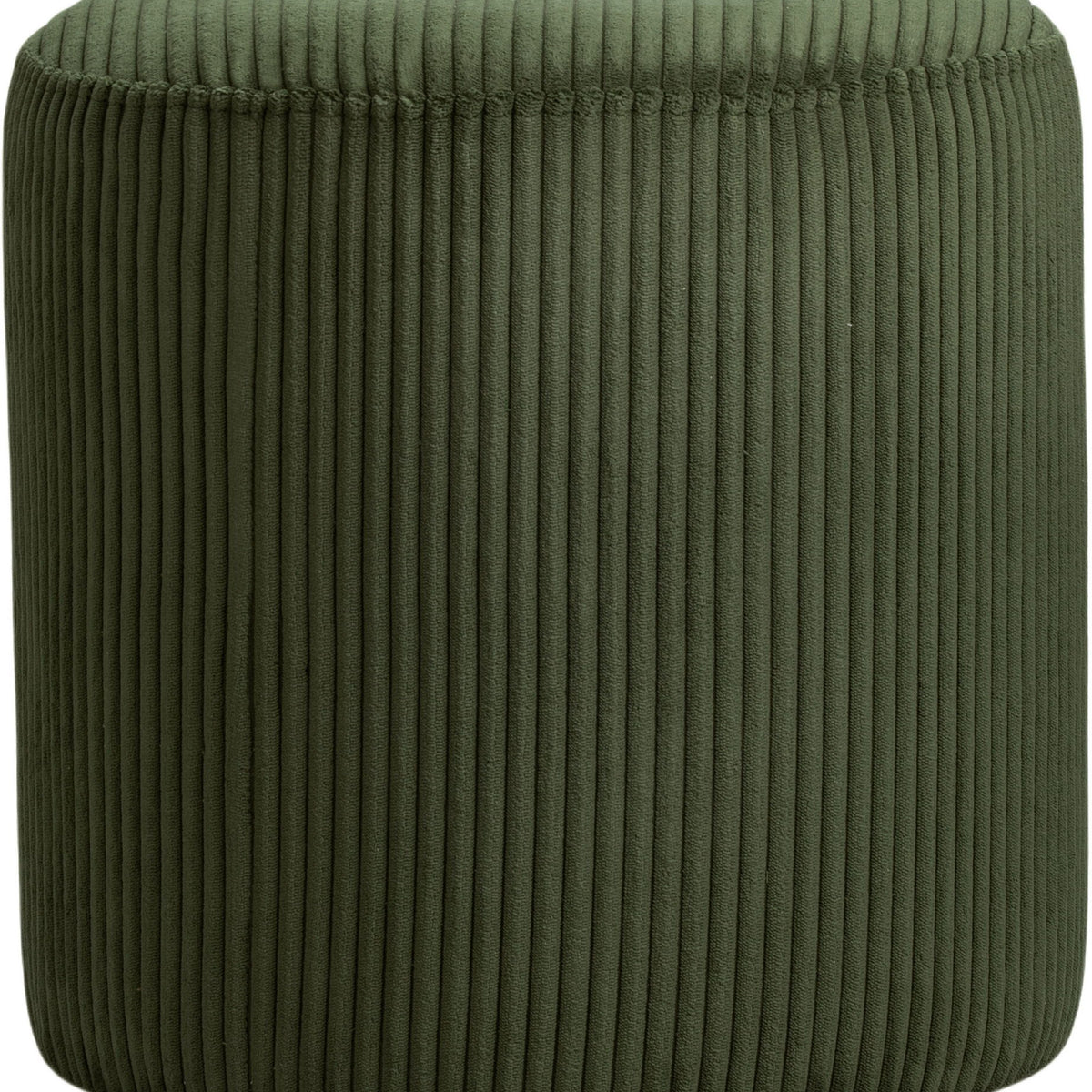 Roy - Round Microsuede Ottoman / Stool