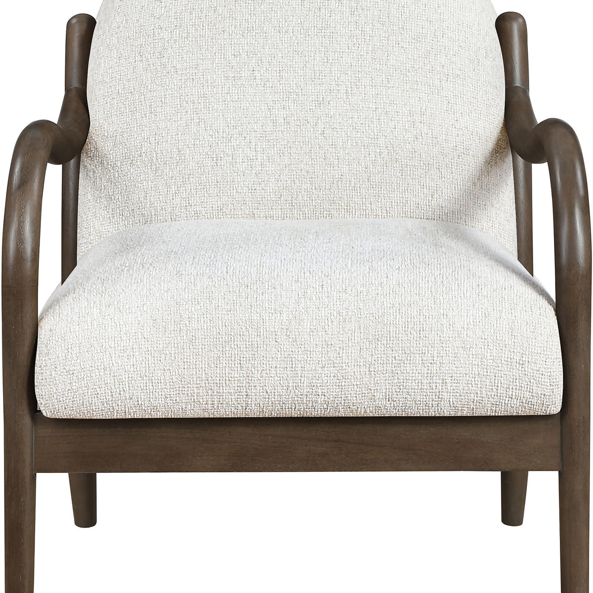 Helmsley - Performance Fabric Upholstered Accent Chair - Brown Frame