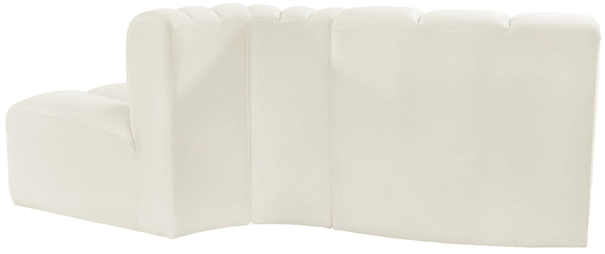 Arc - Velvet 3 Piece Modular Sofa