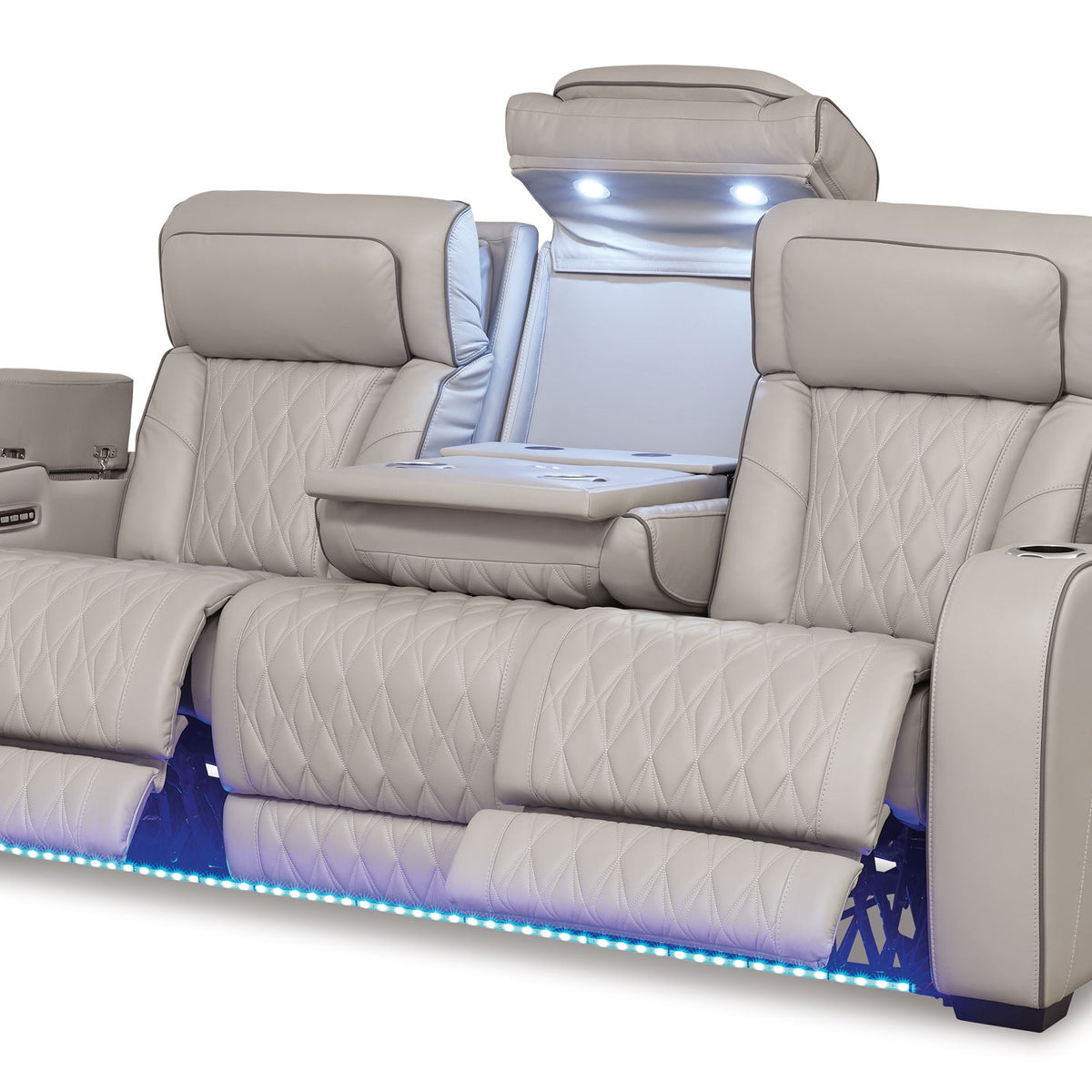 Boyington - Power Reclining Sofa With Adj Headrest
