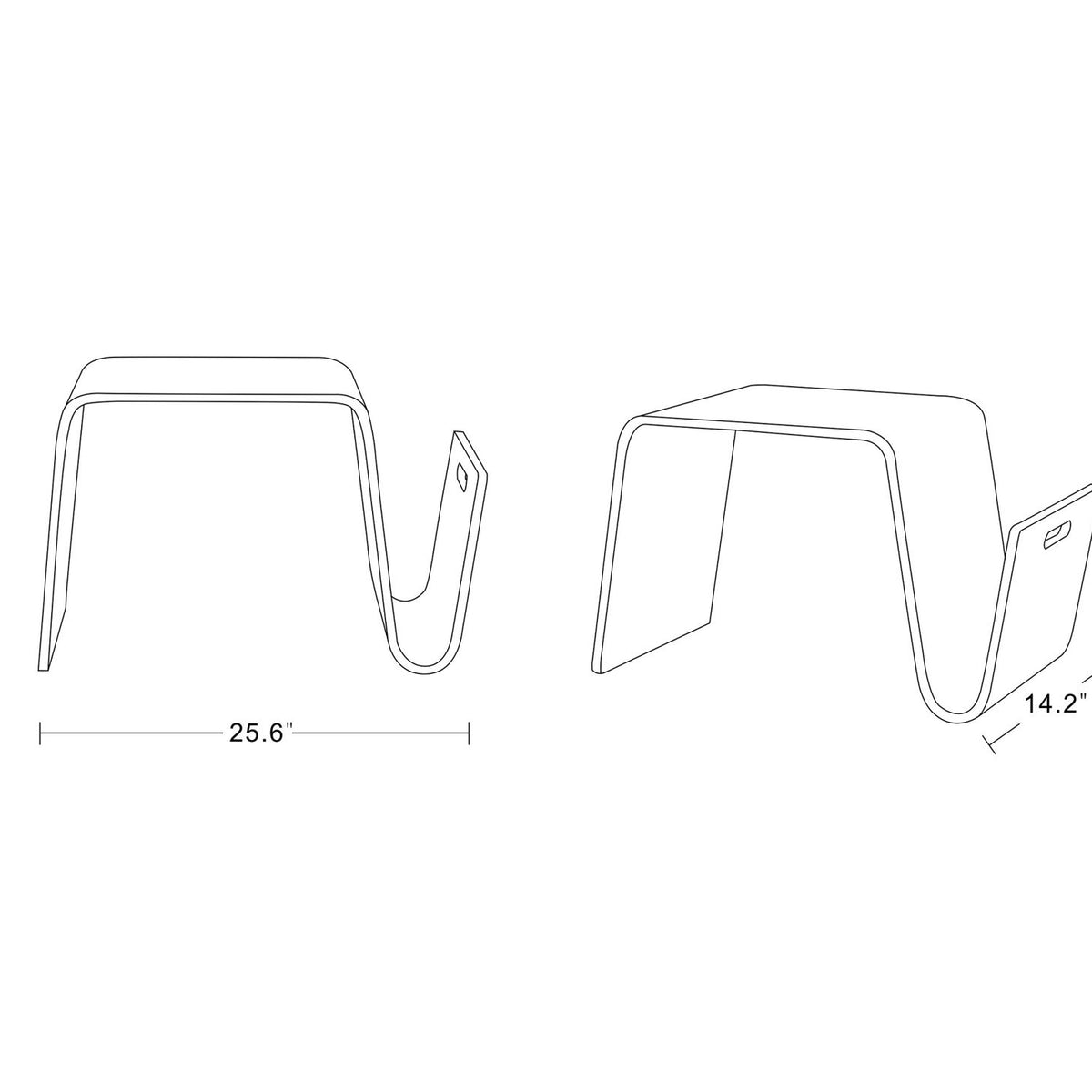 Manhattan Brookside - End Table