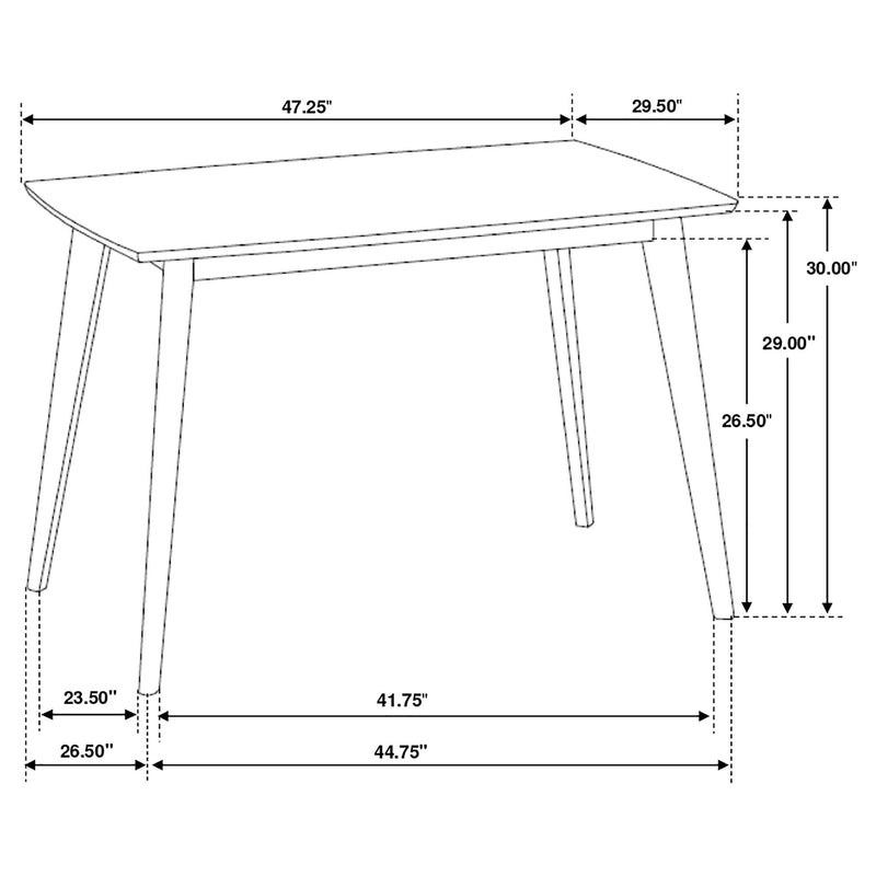 Daglosten - 5 Piece Dining Set - Chestnut