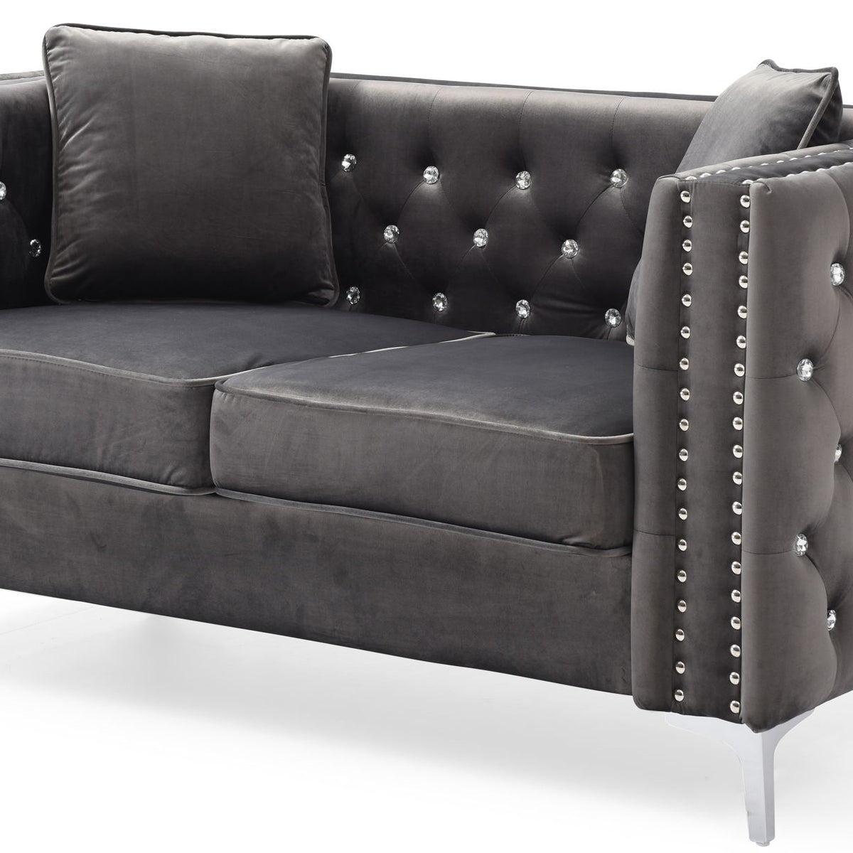Elegant Track Arm Loveseat