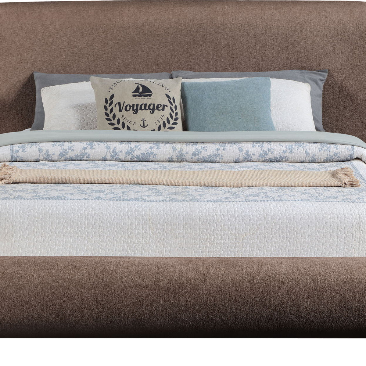 Blair - Chenille Upholstered Bed
