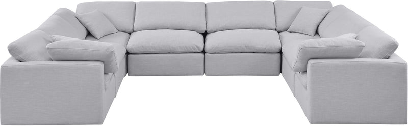Indulge - Linen 8 Piece Modular Sectional