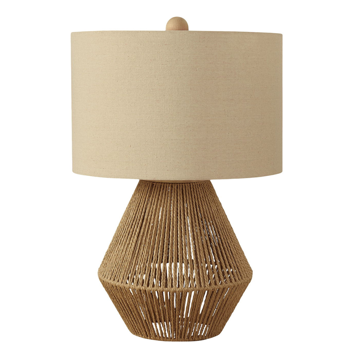 Lighting, Table Lamp, Rope, Resin, Transitional - Brown