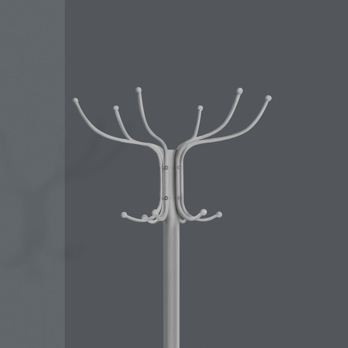 Coat Rack, Hall Tree, Free Standing, 12 Hooks, Entryway, 70"H, Umbrella Holder, Contemporary & Modern