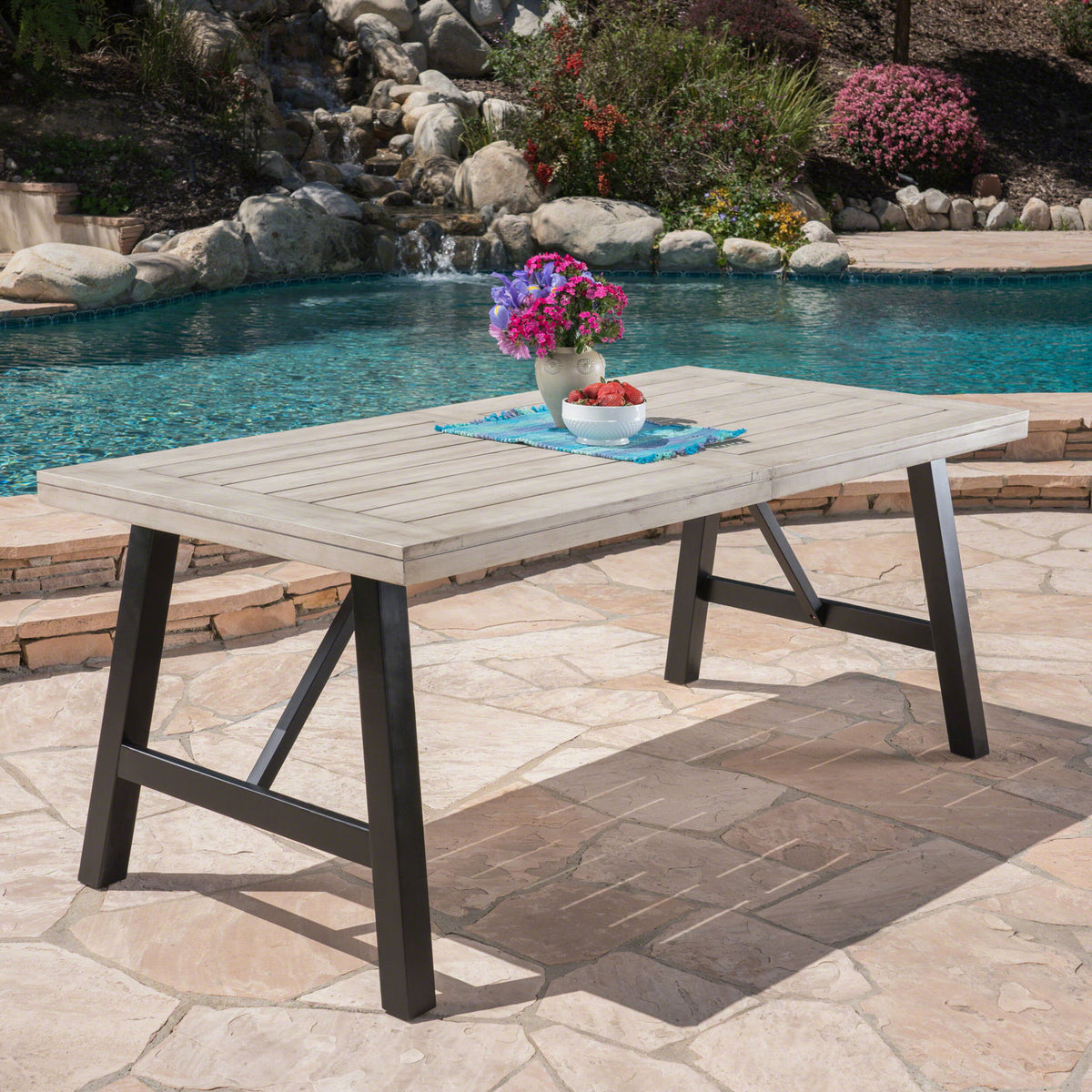 Bettina - Dining Table - Gray