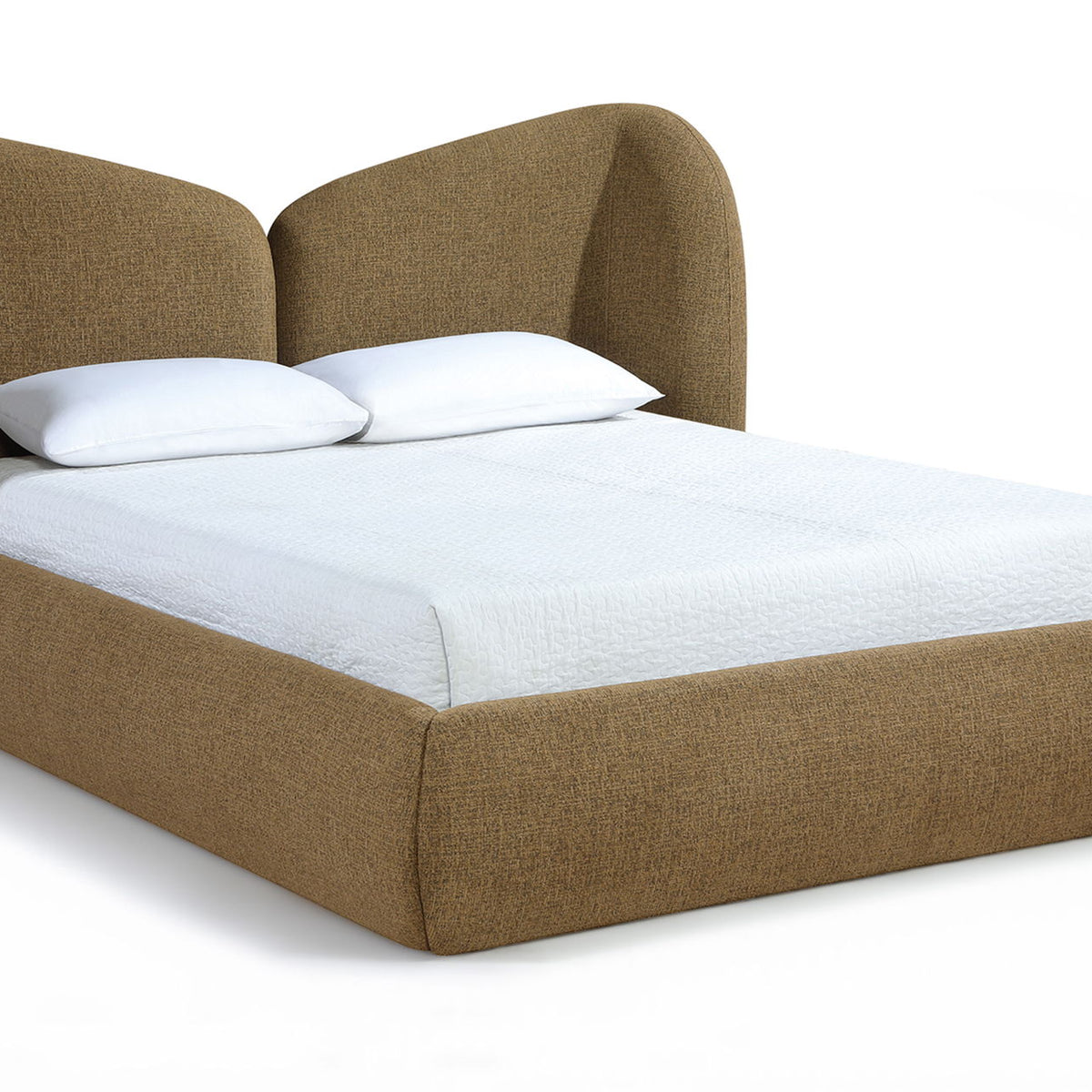 Elowen - Chenille Fabric Upholstered Bed