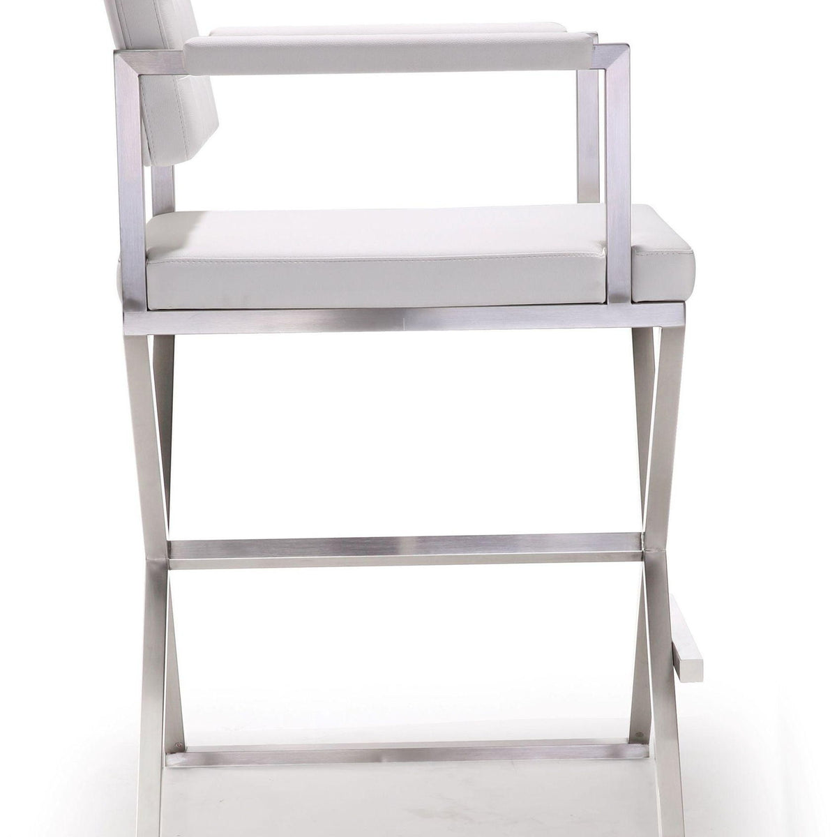 Director - Stainless Steel Counter Stool