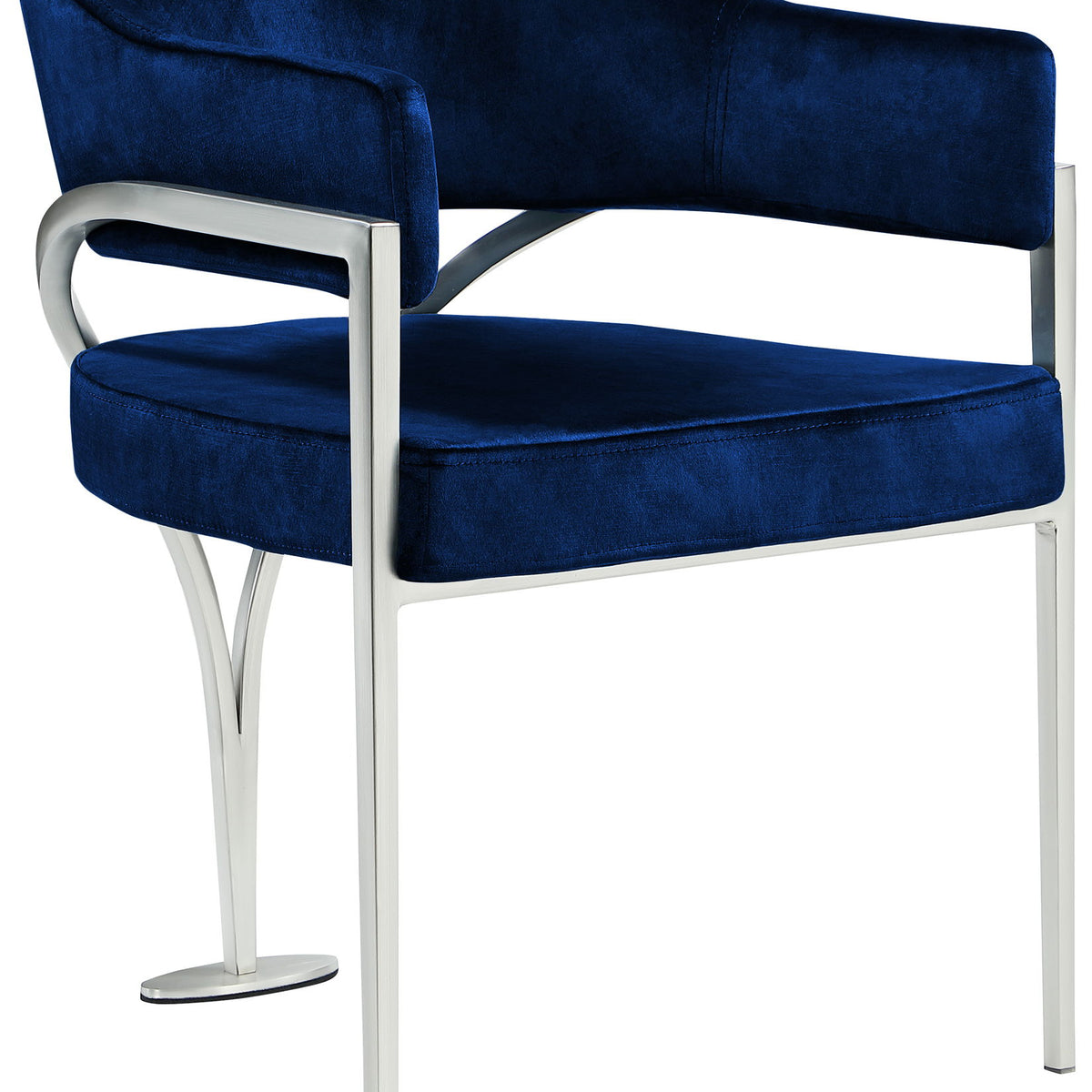 Madelyn - Dining Chair (Set of 2) - Brushed Chrome