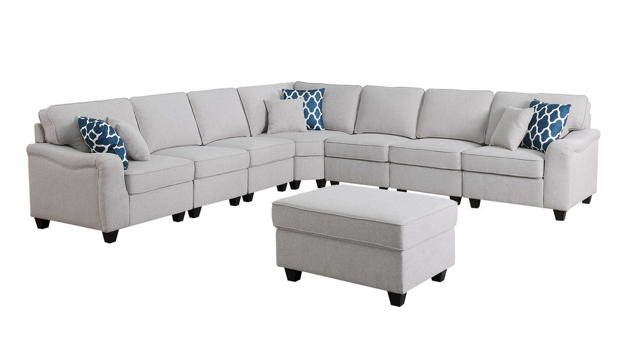 Leo - Comfor Modular Sofa And Ottoman