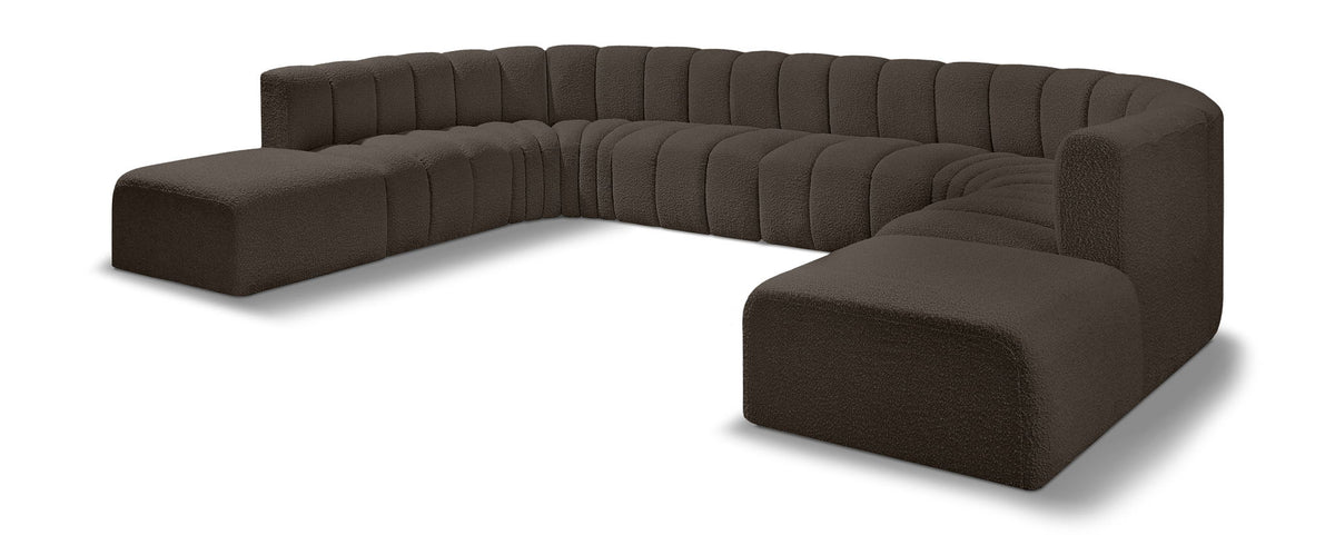 Arc - Boucle Fabric Modular Sectional