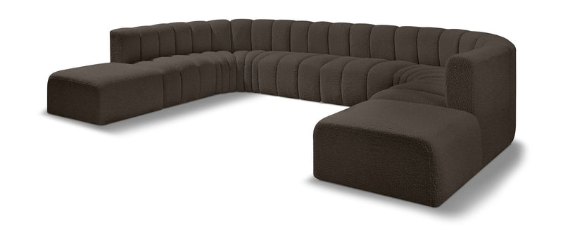 Arc - Boucle Fabric Modular Sectional