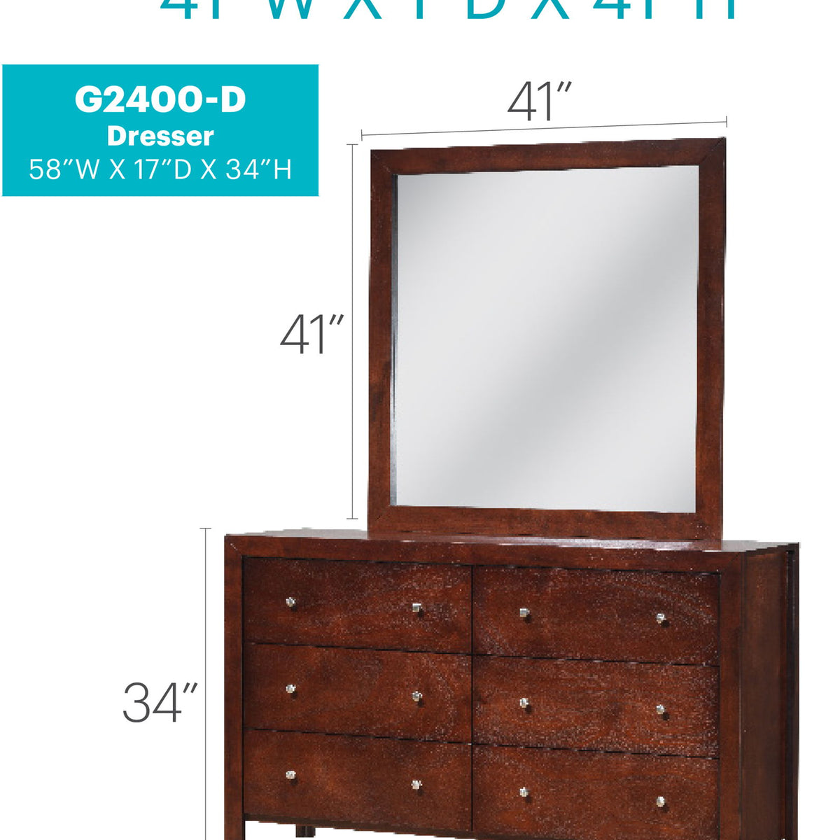 Elegant Transitional Dresser