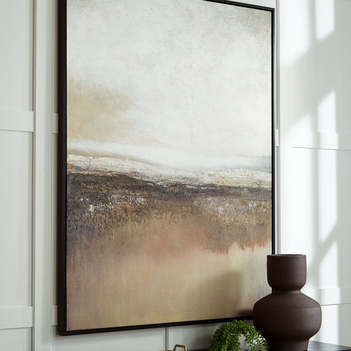 Siaking - Wall Art - Brown / Gray / White