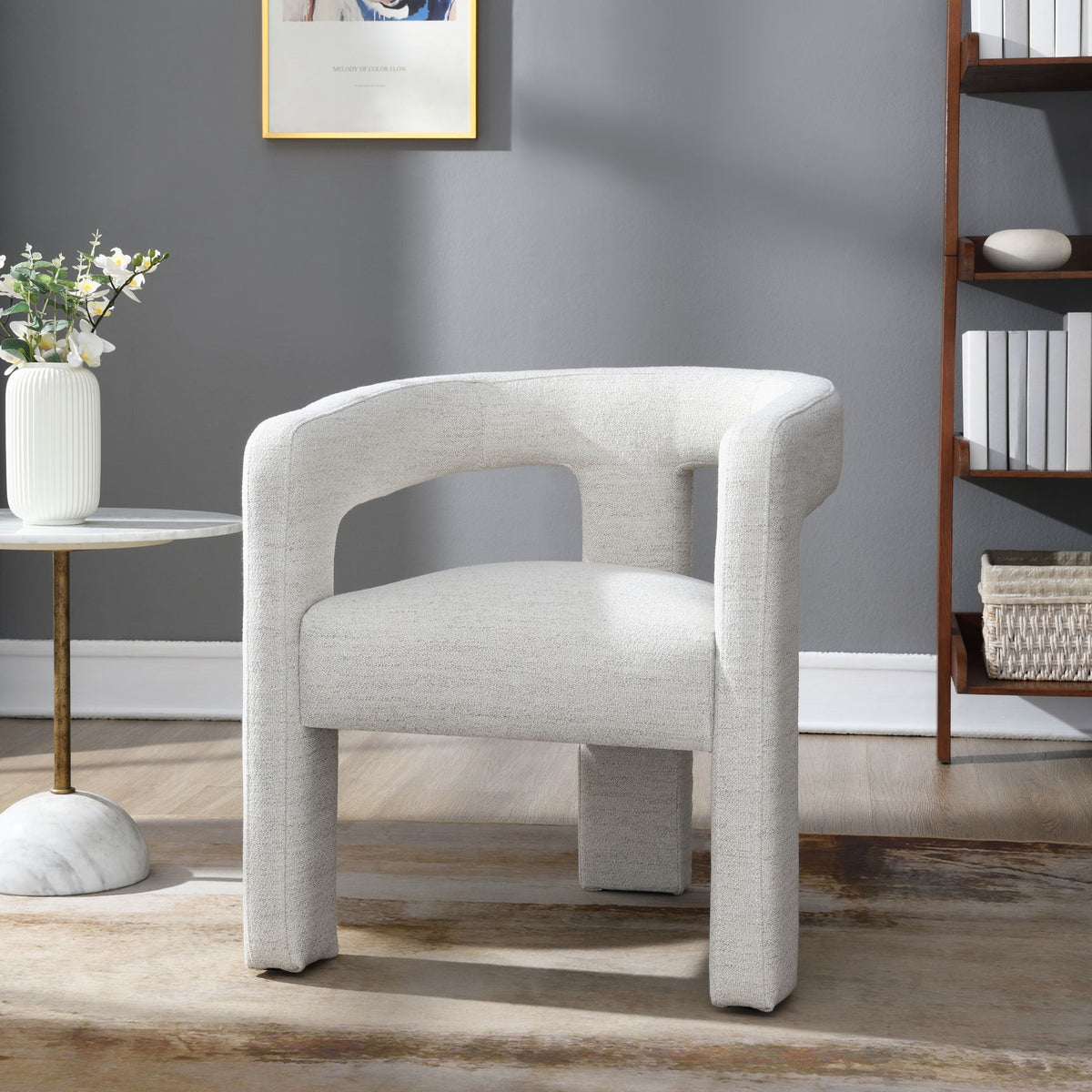 Lomas - Boucle Side Chair (Set of 2) - Beige