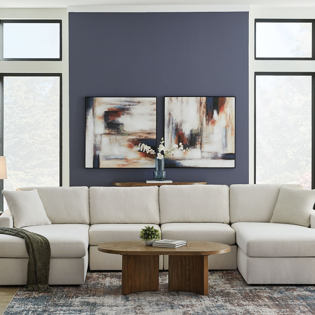 Modmax - Oyster - Sectional