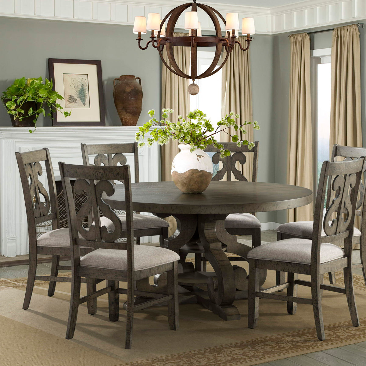 Stone - Round Dining Set