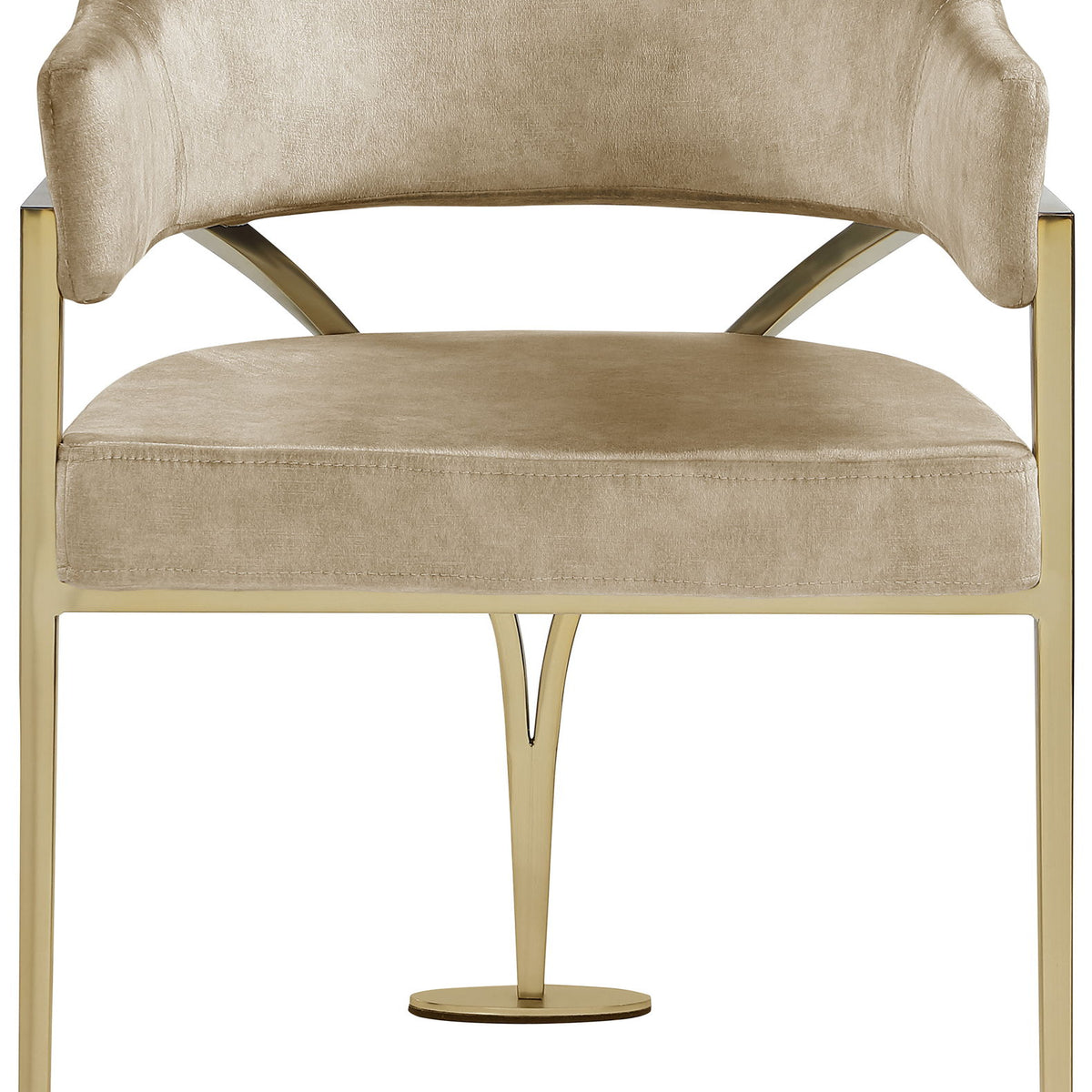 Madelyn - Dining Chair (Set of 2) - Brushed Brass