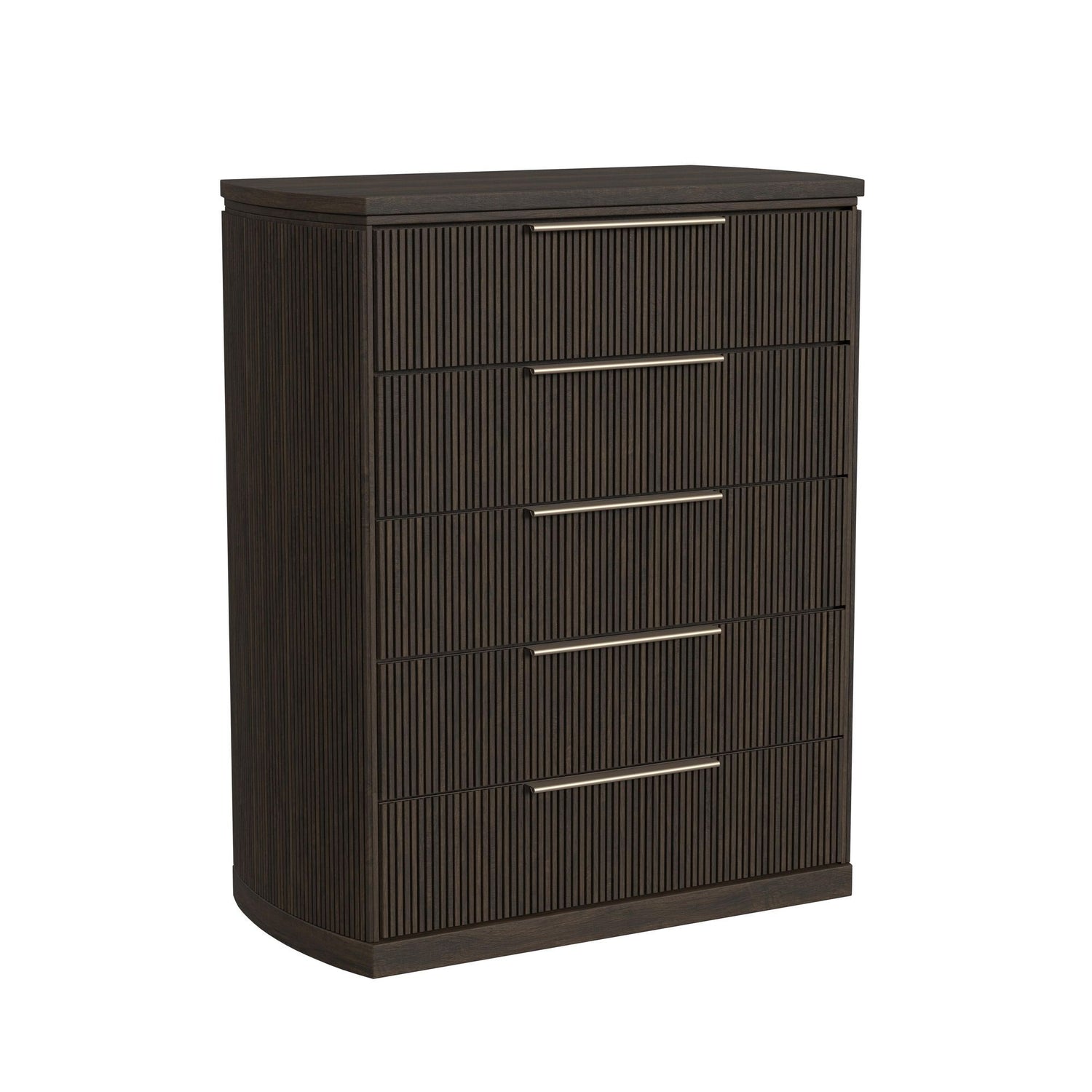 Sylvie - 5-Drawer Chest - Dark Brown