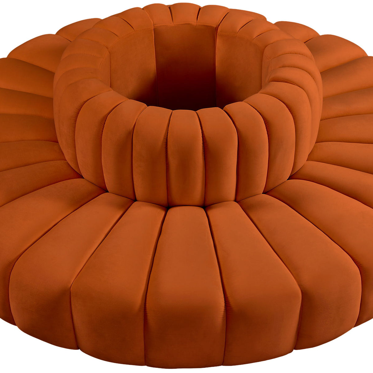 Arc - Velvet 8 Piece Round Modular Sofa