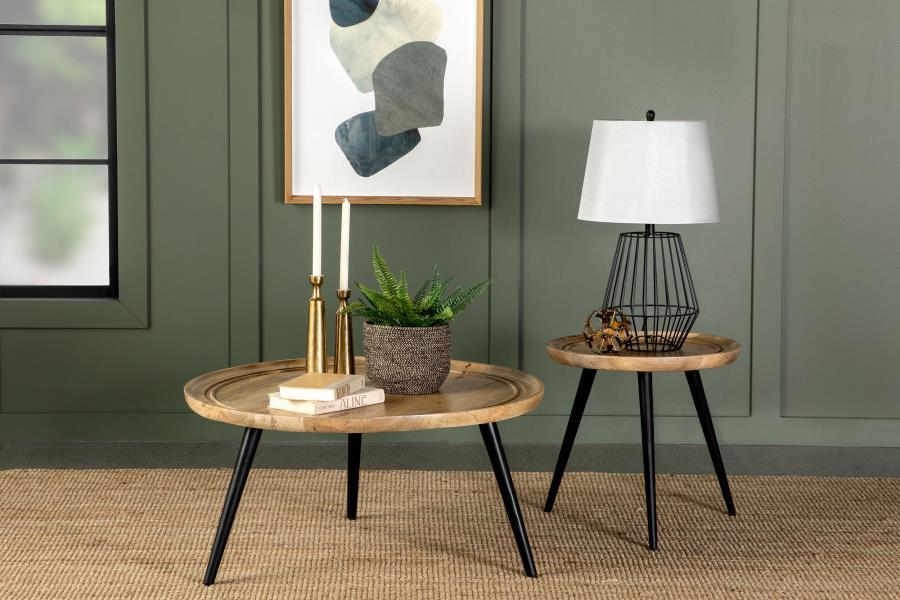 Zoe - Mango Wood Coffee Table Set