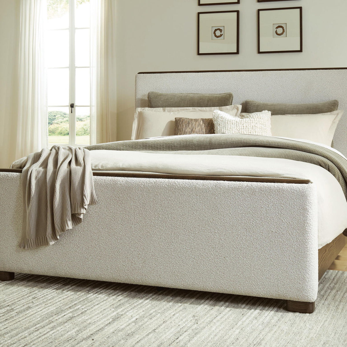 Radkin - Upholstered Panel Bed