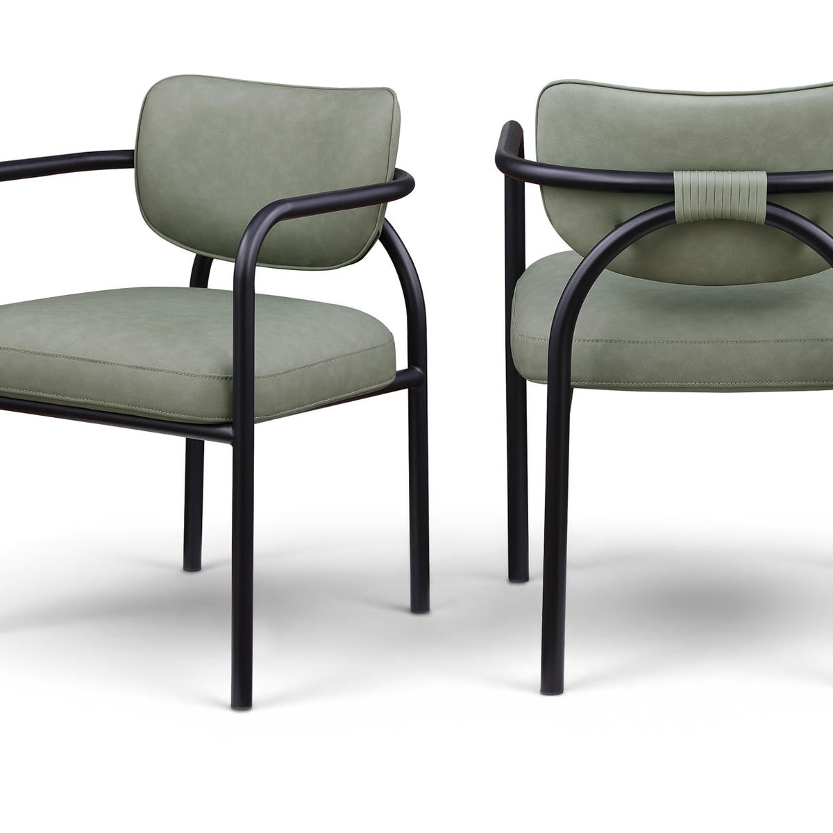Serava - Vegan Leather Upholstered Dining Chair (Set of 2)