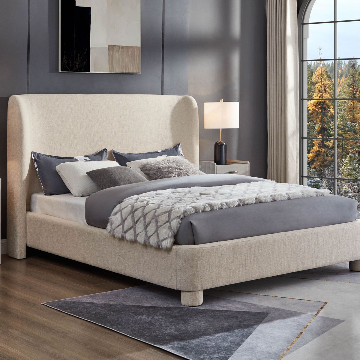 Penny - Polyester Fabric Bed