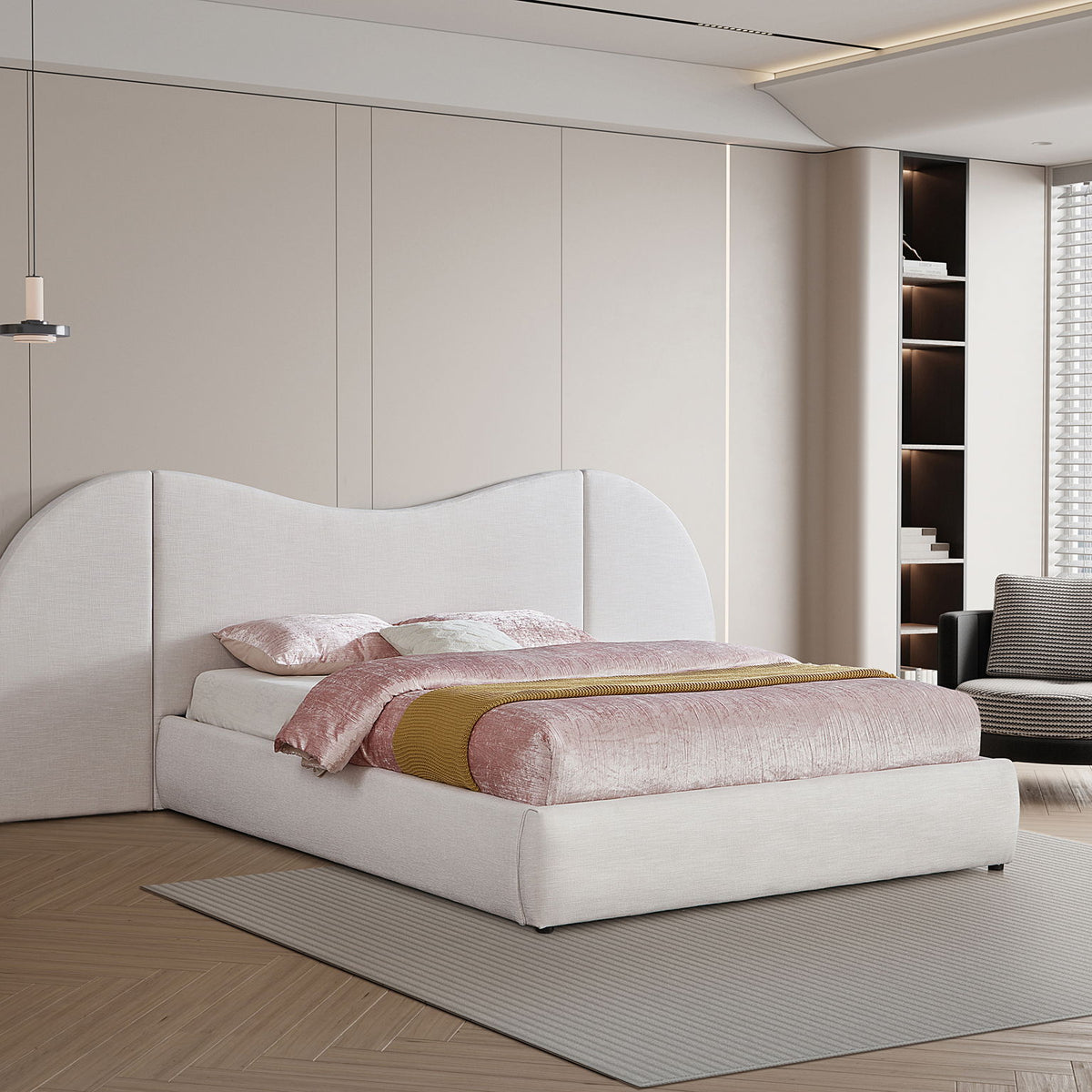 Everest - Linen Fabric Bed