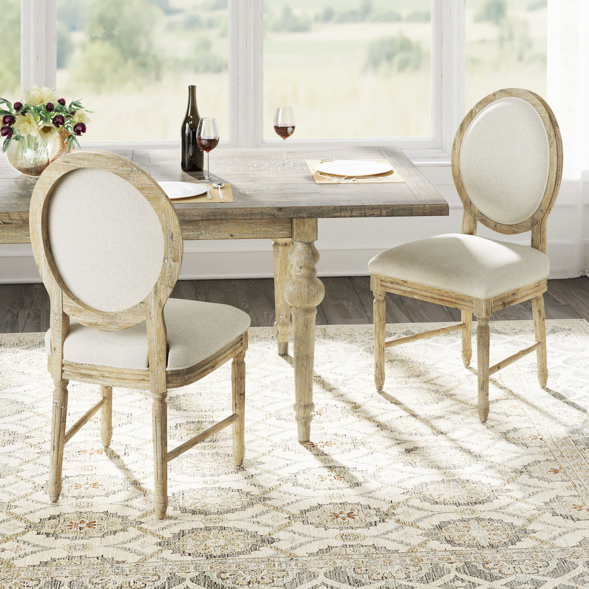 Ludin - Upholstered Dining Chairs (Set of 2) - Brown