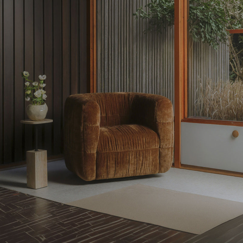 Robson - Swivel Chair - Toffee