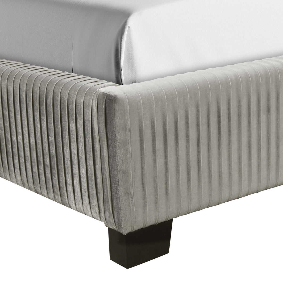 Upholstered Bed, Space-Saving Design