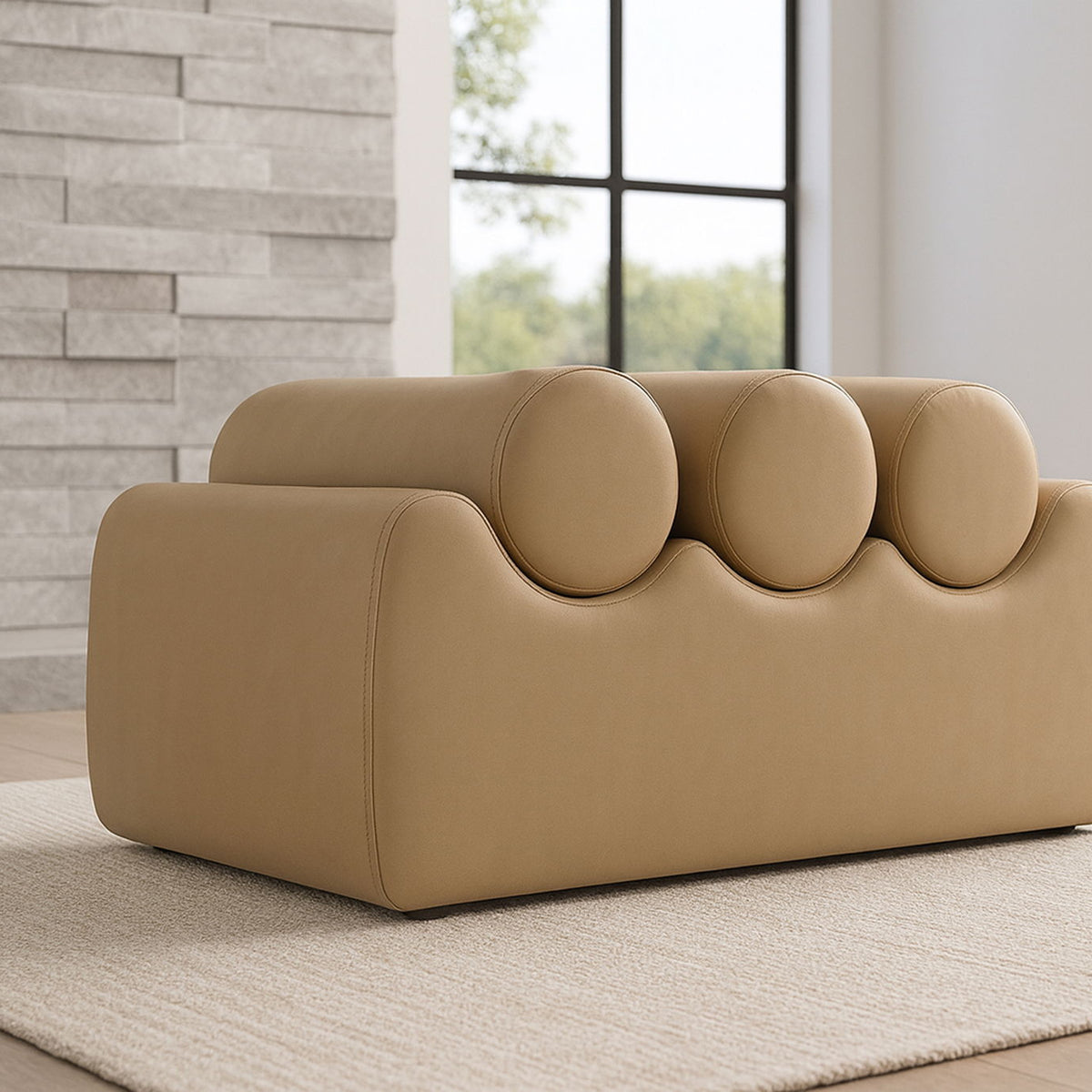 Rumble - Faux Leather Bench
