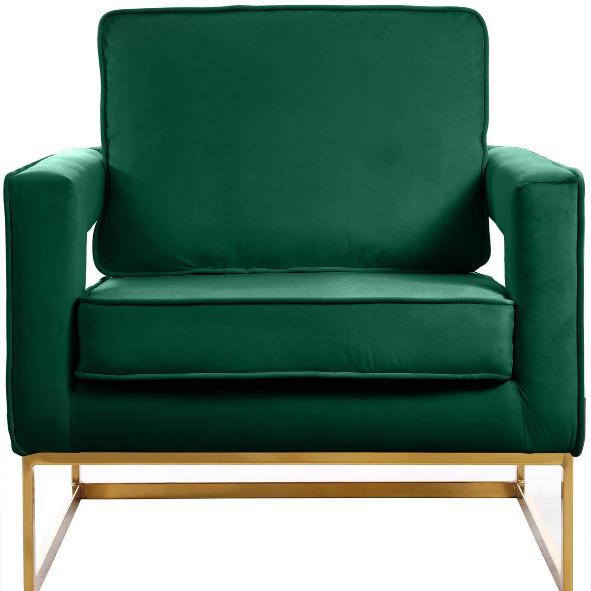 Noah - Accent Chair with Gold Legs