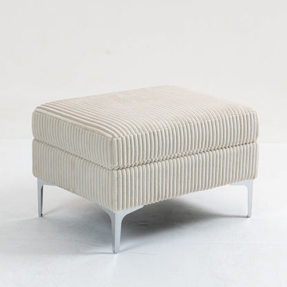 Modular Sectional Sofa Square Storage Ottoman