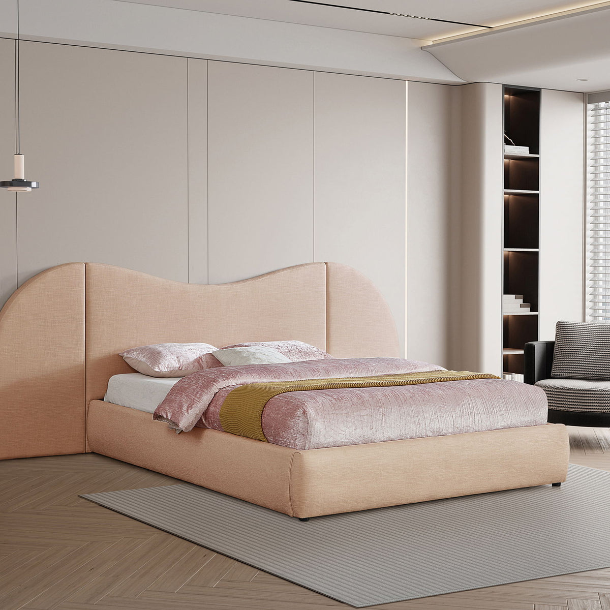 Everest - Linen Fabric Bed