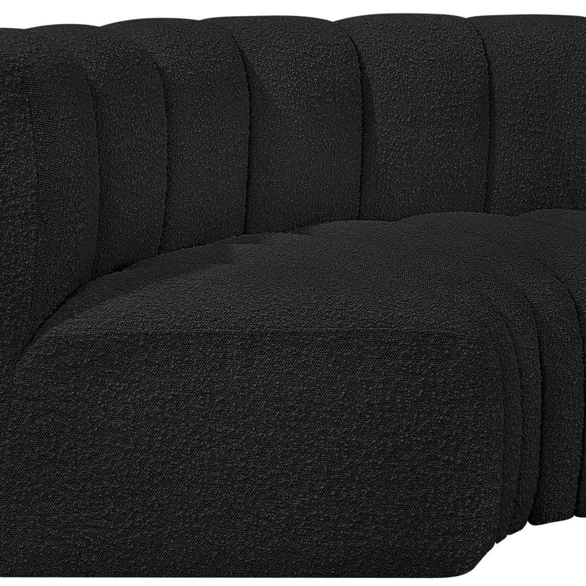 Arc - Boucle Fabric 2 Piece Modular Sofa