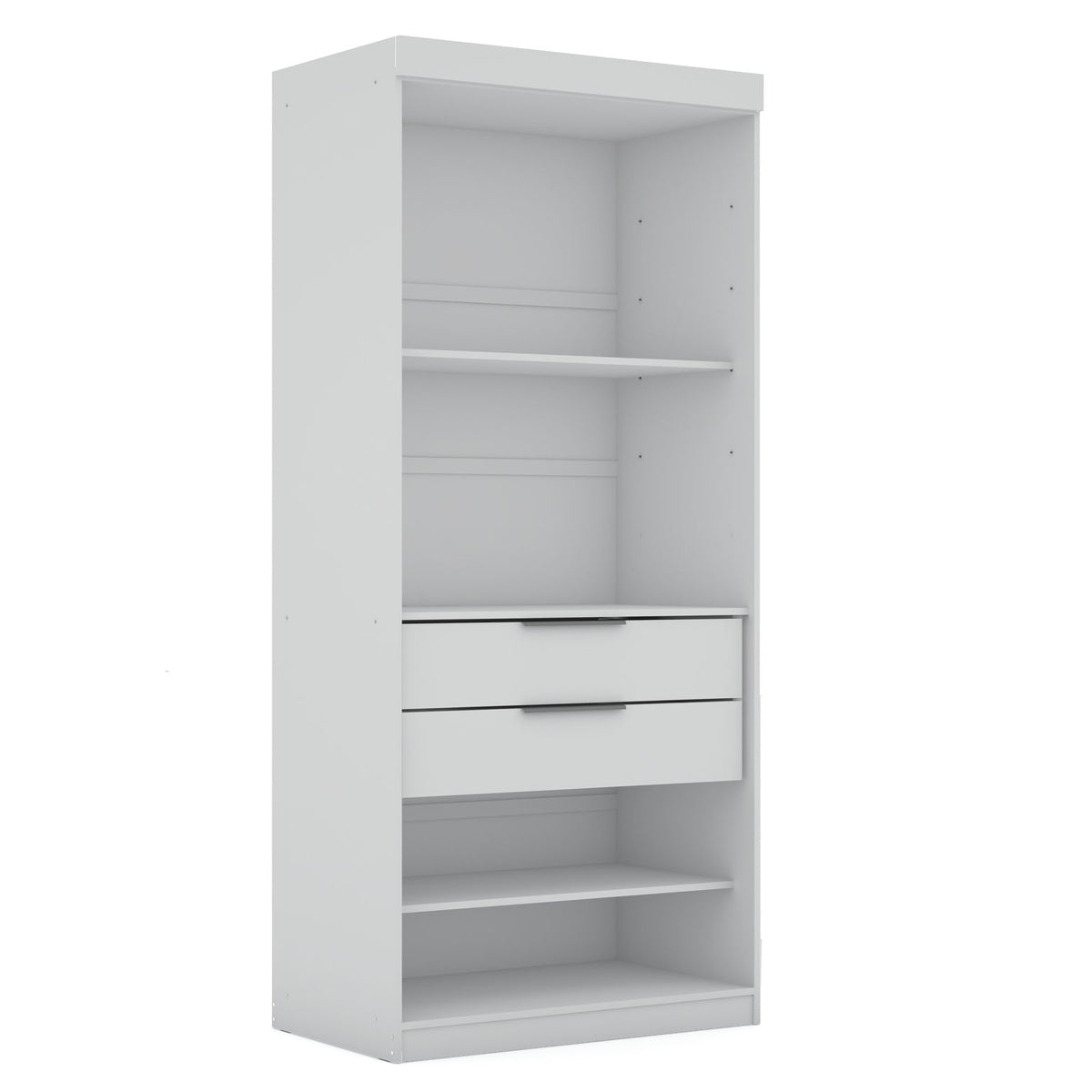 Manhattan Mulberry - Wardrobe Closet With Open Space