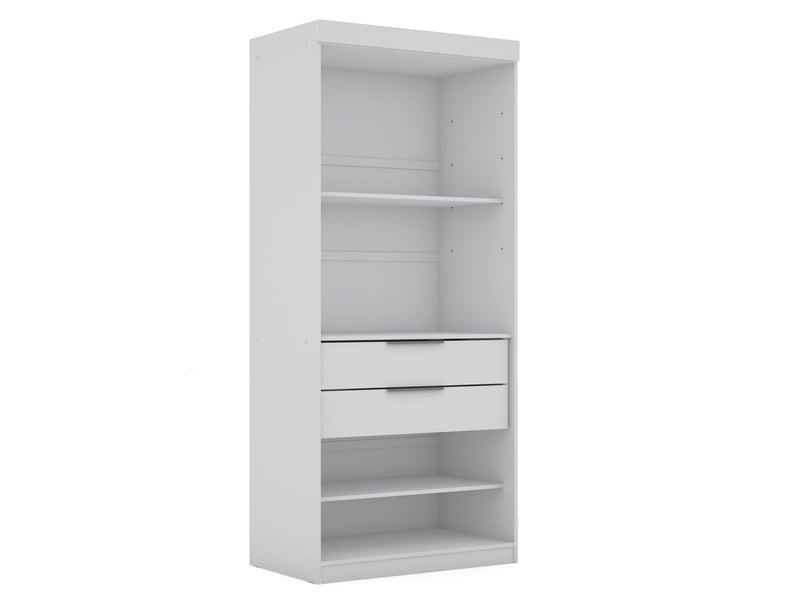 Manhattan Mulberry - Wardrobe Closet With Open Space