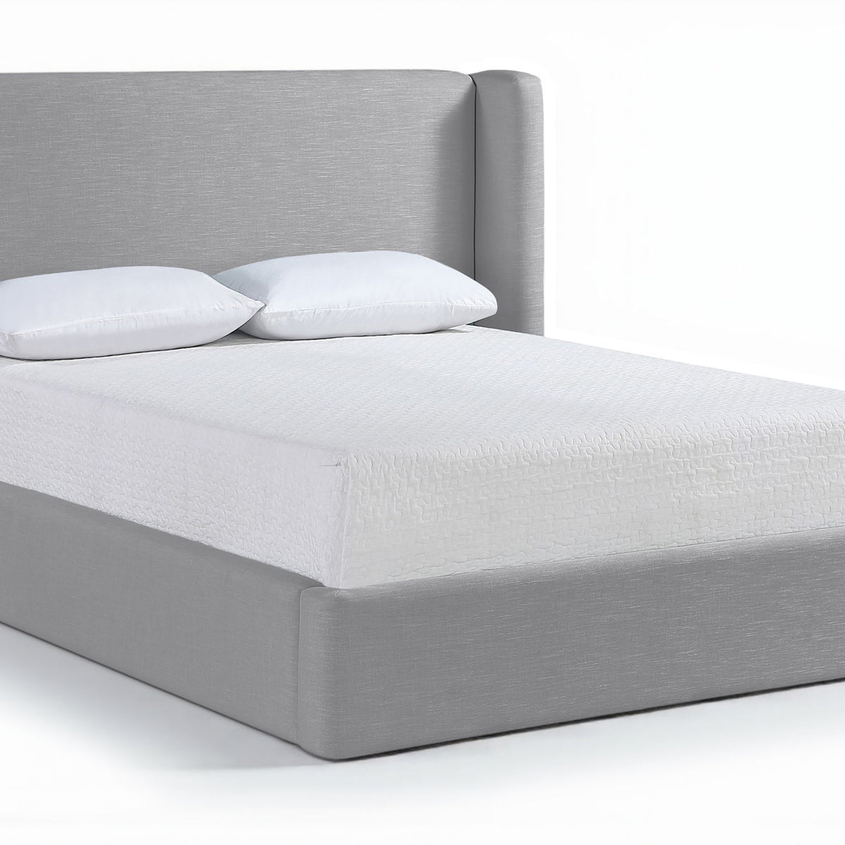 Kendall - Linen Textured Fabric Upholstered Bed