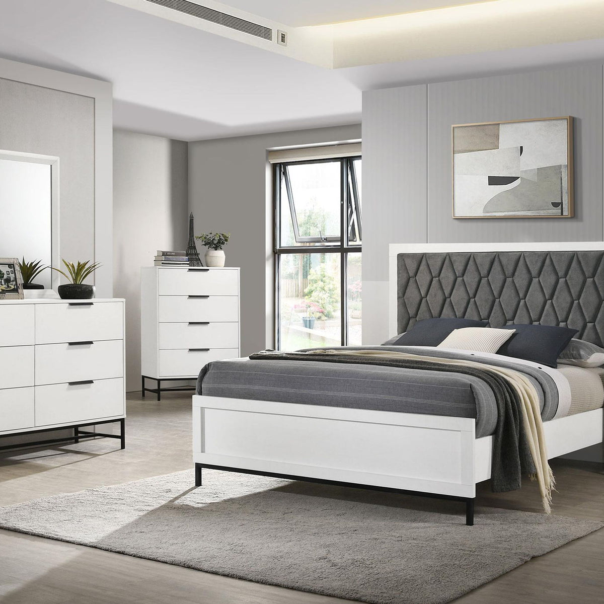 Sonora 5-piece California King Bedroom Set White