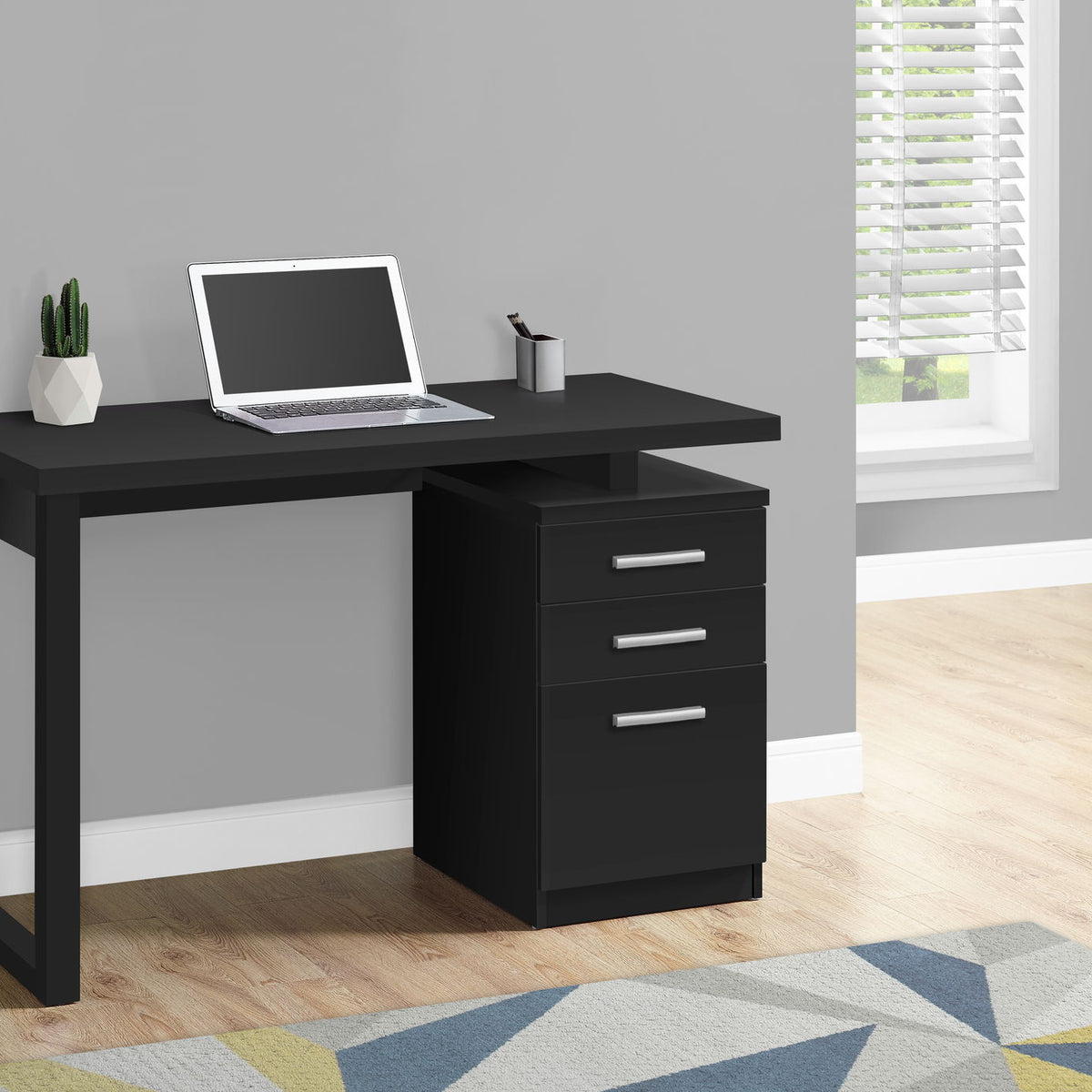 Computer Desk For Home Office Laptop, Left, Right Set - Up, Storage Drawers